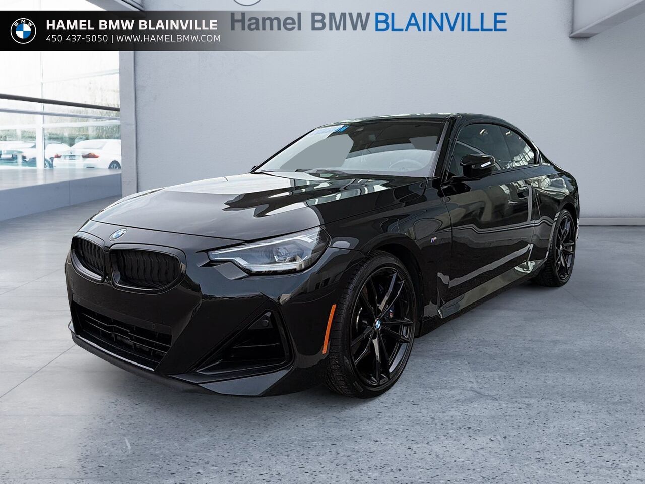 Black 2023 BMW 2 Series Coupe All-Wheel Drive Automatic