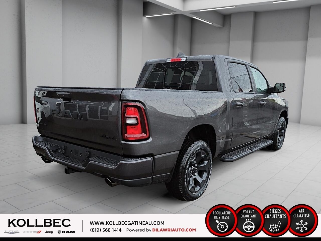 2026 RAM 1500 261440 | Sport cabine d'équipe 4x4 caisse de 5 pi 7 po Granite Crystal Metallic Gatineau - photo #14