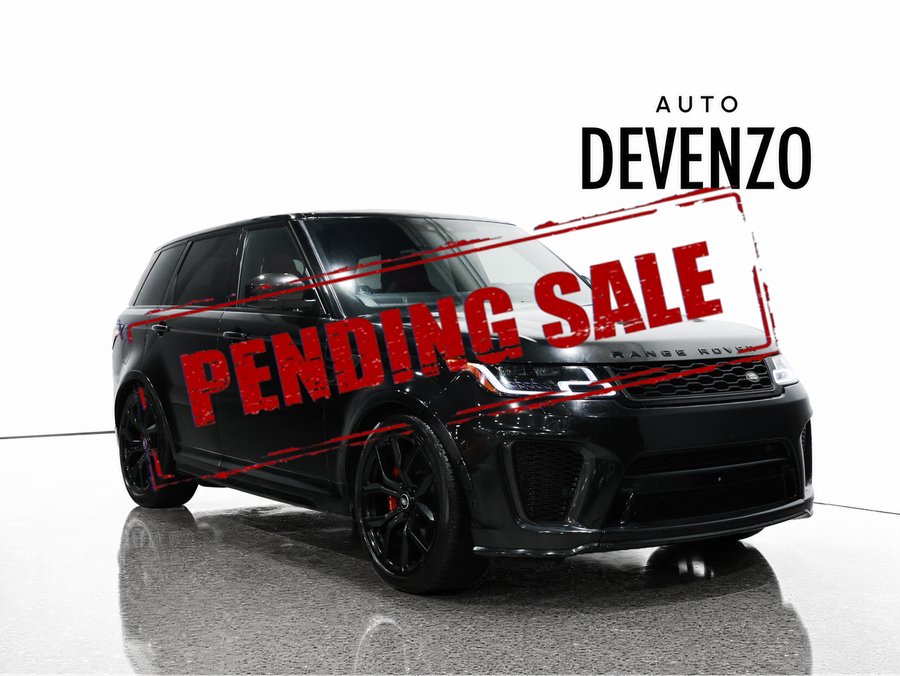Land Rover Range Rover Sport SVR V8 Supercharged 2019 Noir