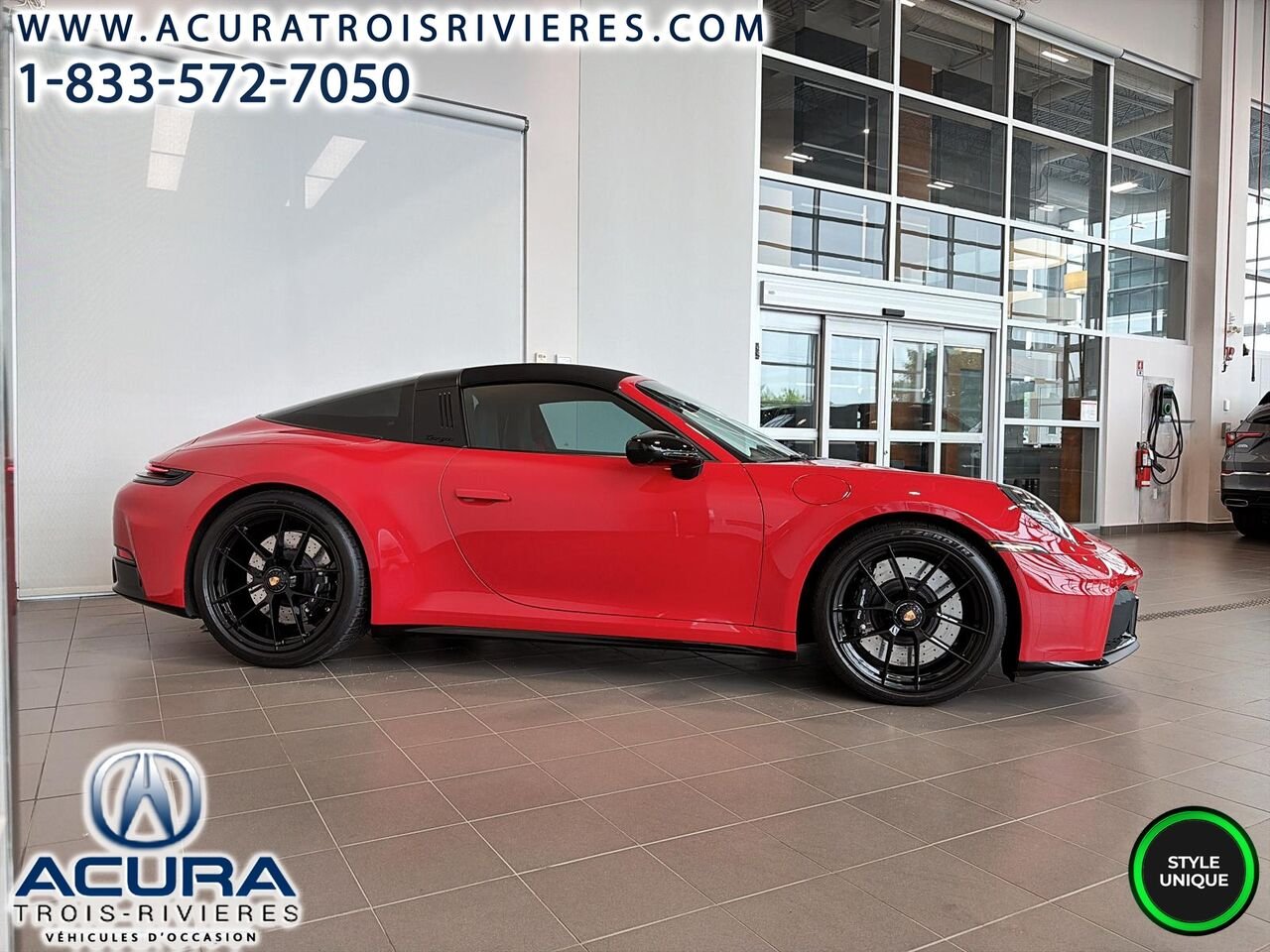 Porsche 911 TARGA 4 GTS T-HYBRID 2026 Rouge Trois-Rivières - photo #2