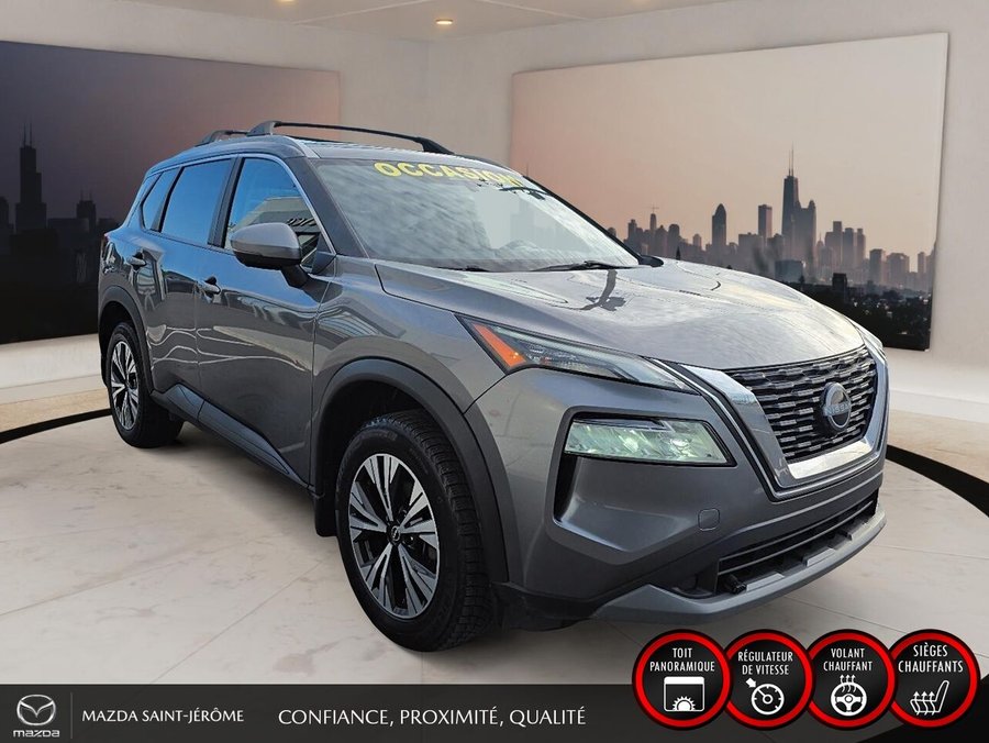 2023 Nissan Rogue SV | 1 PROPRIÉTAIRE | JAMAIS ACCIDENTÉ | TOIT PANORAMIQUE | AWD Grey
