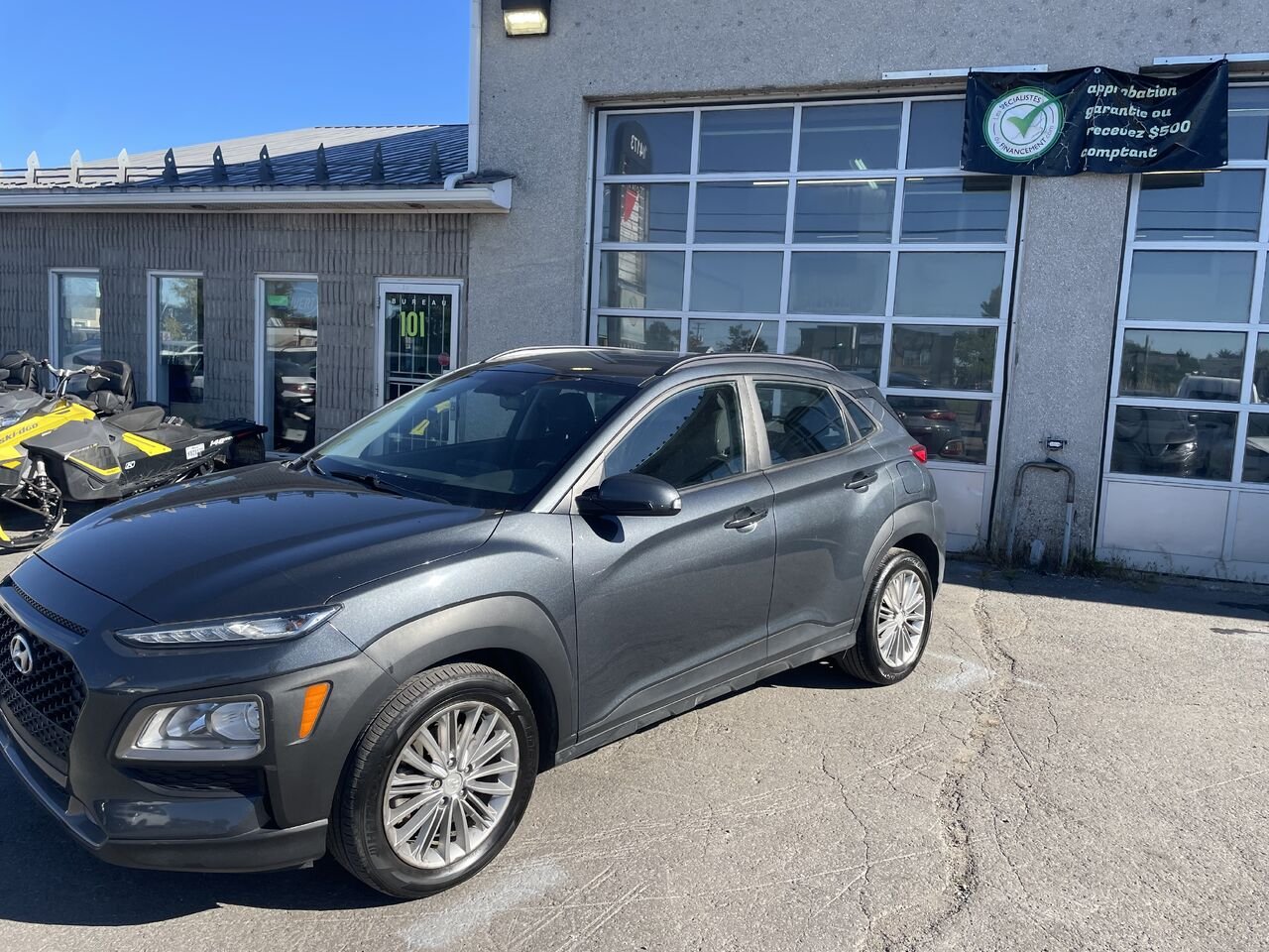 2018 Hyundai Kona Grey  - photo #10
