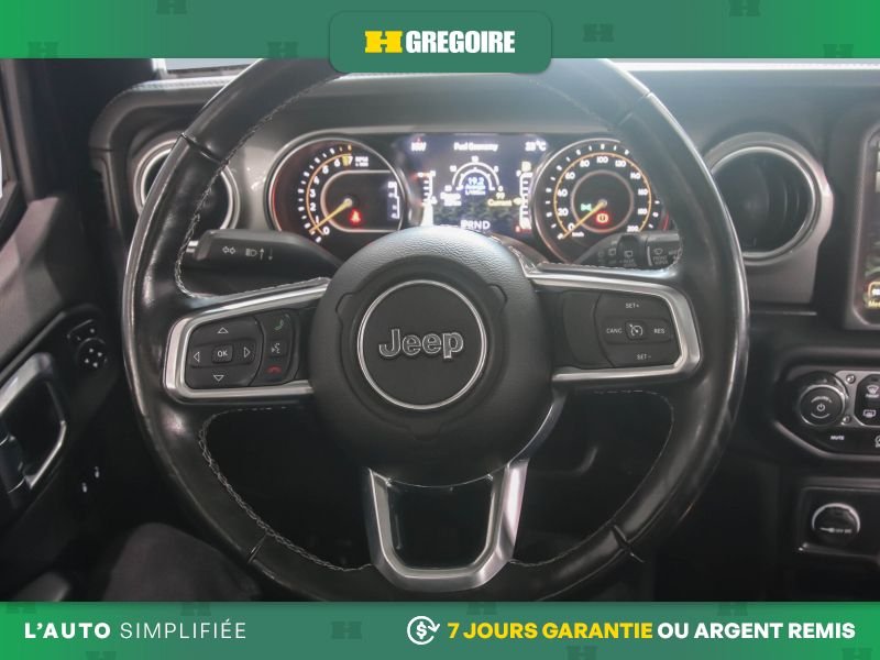 Jeep Wrangler 729636 | Unlimited Sahara 4WD AUTO A/C MAGS NAV CAM RECUL B 2022 Gris Laval - photo #18