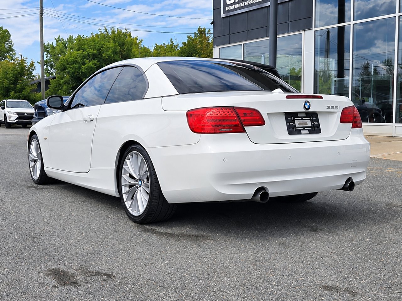 BMW 335i Convertible 2011 Blanc Granby - photo #6