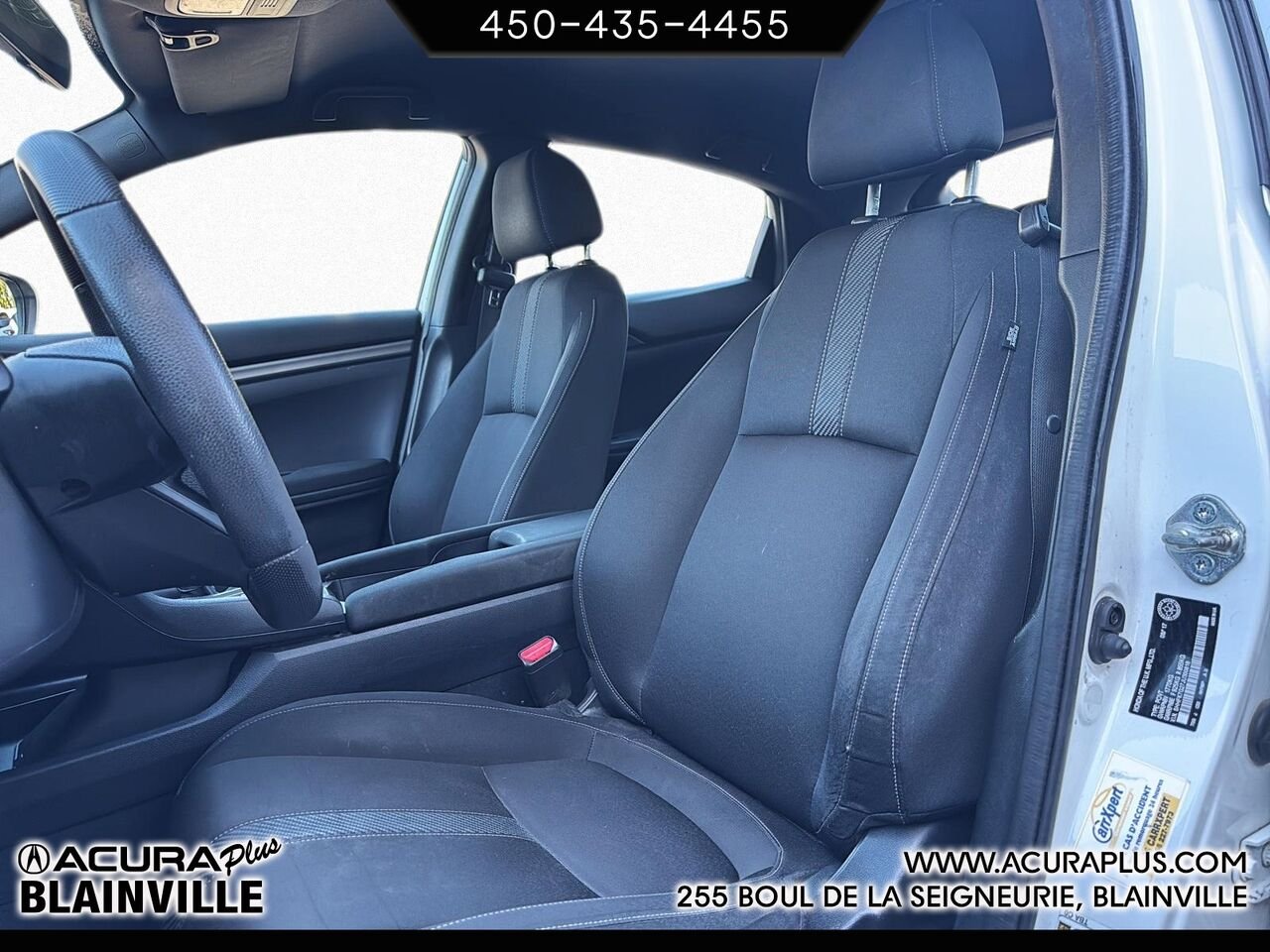 Honda Civic Hayon 2018 Blanc Blainville - photo #7