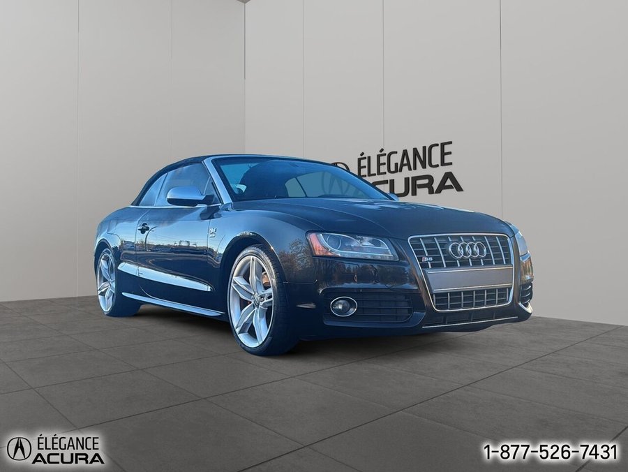 2010 Audi S5 Cabriolet automatique Premium 2 portes Black