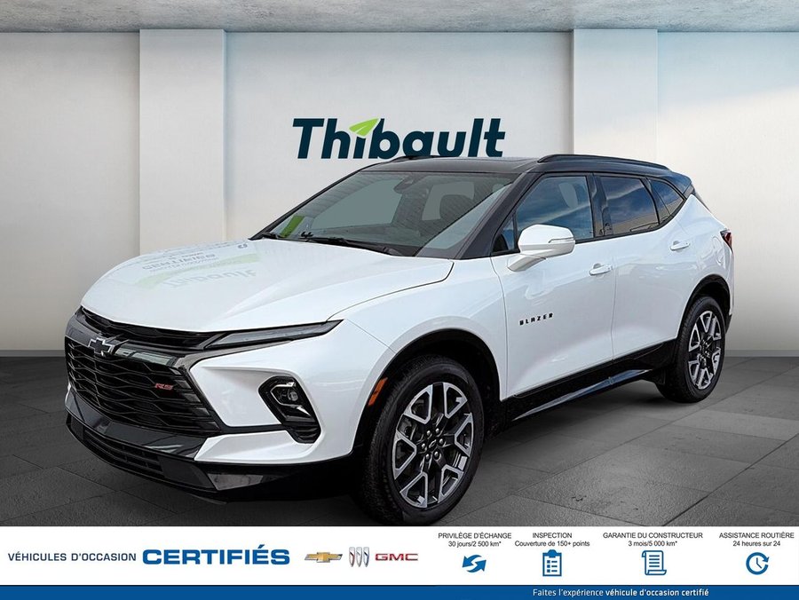 CHEVROLET BLAZER RS 4 portes TI 2024 Blanc