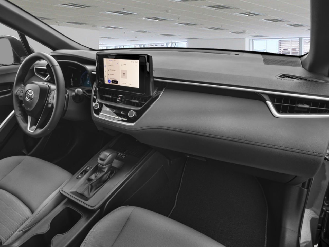 2026 Toyota Corolla Cross 2602157 | Hybrid SE Sonic Silver Metallic w/Black Roof Edmonton - photo #3