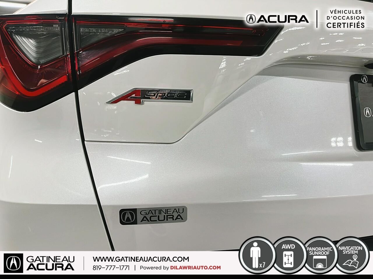 2023 Acura MDX A-Spec SH-AWD White Ottawa & Gatineau - photo #17