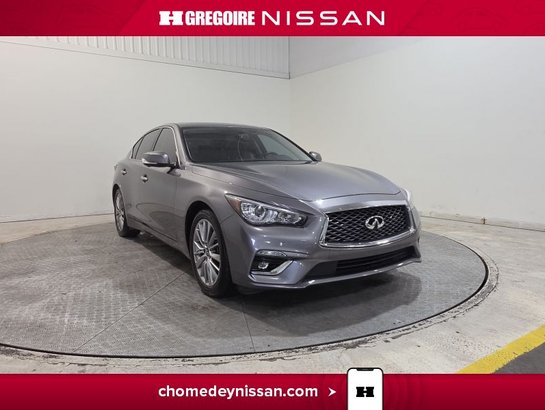 2024 Infiniti Q50 LUXE * AWD * Cuir * Toit * Caméra * Mag Grey