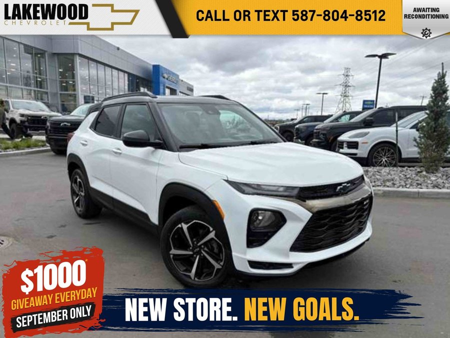 2021 Chevrolet Trailblazer RS Plus AWD 1.3T | Panoramic Sunroof White