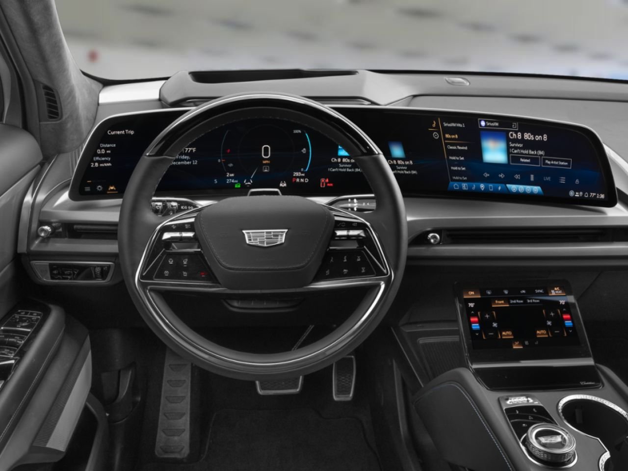 CADILLAC VISTIQ VISTIQ ELECTRIC PLATINUM AWD (1SH) 2027 Noir stellaire métallisé Rivière-du-Loup - photo #6