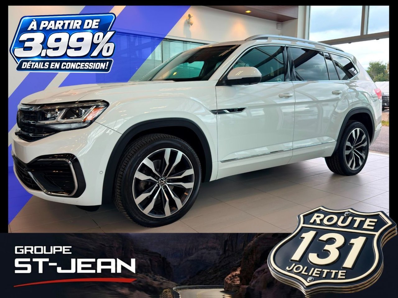 2021 Volkswagen Atlas White Notre-Dame-des-Prairies - photo #38