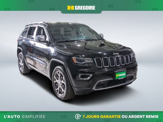 2019 Jeep Grand Cherokee Limited AWD AUTO A/C MAGS CUIR TOIT NAV CAM RECUL Black