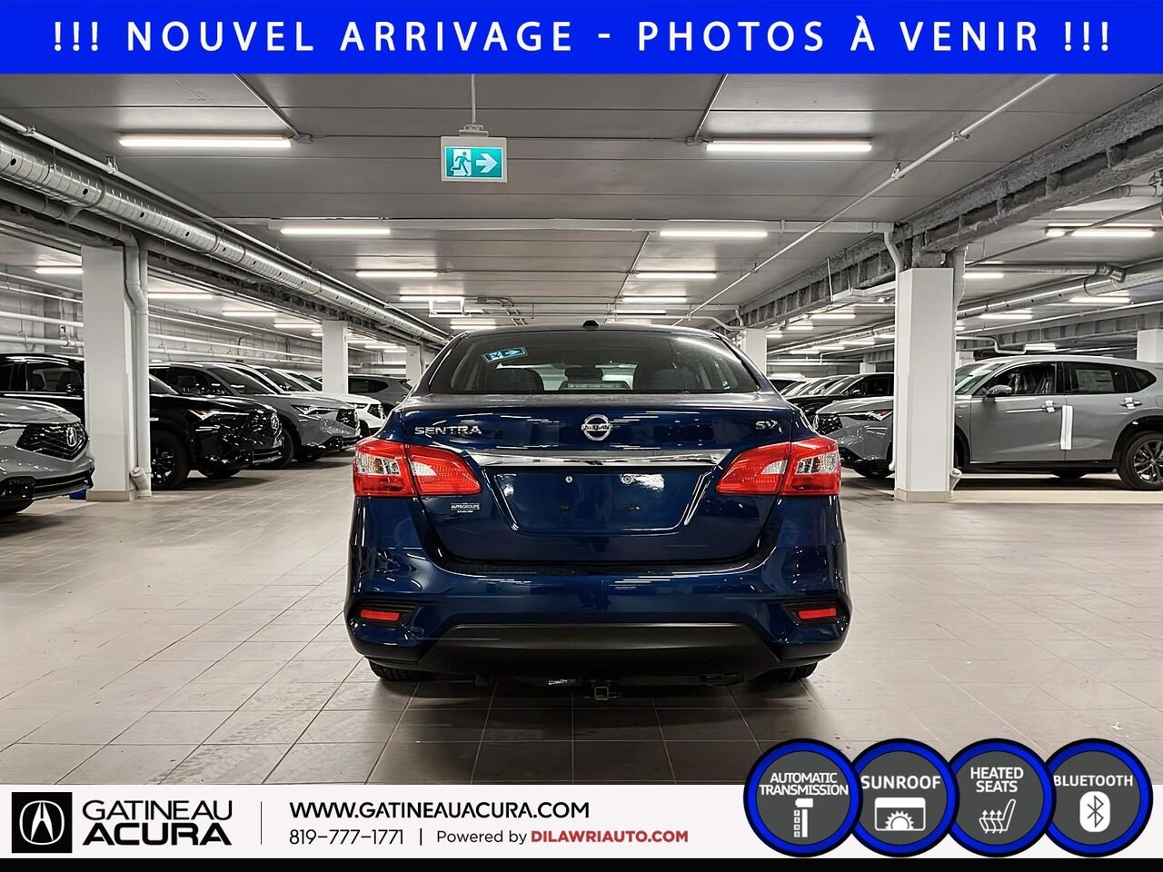 Nissan Sentra SV 2019 Bleu Gatineau - photo #5