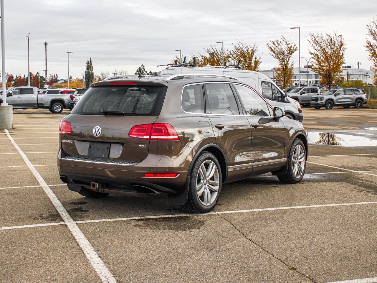 2014 Volkswagen Touareg 4dr TDI Execline Brown Sherwood Park - photo #8