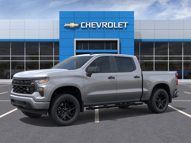 2026 CHEVROLET Silverado 1500 Custom cabine multiplace 4RM 147 po STERLING GREY METALLIC Gatineau - photo #1