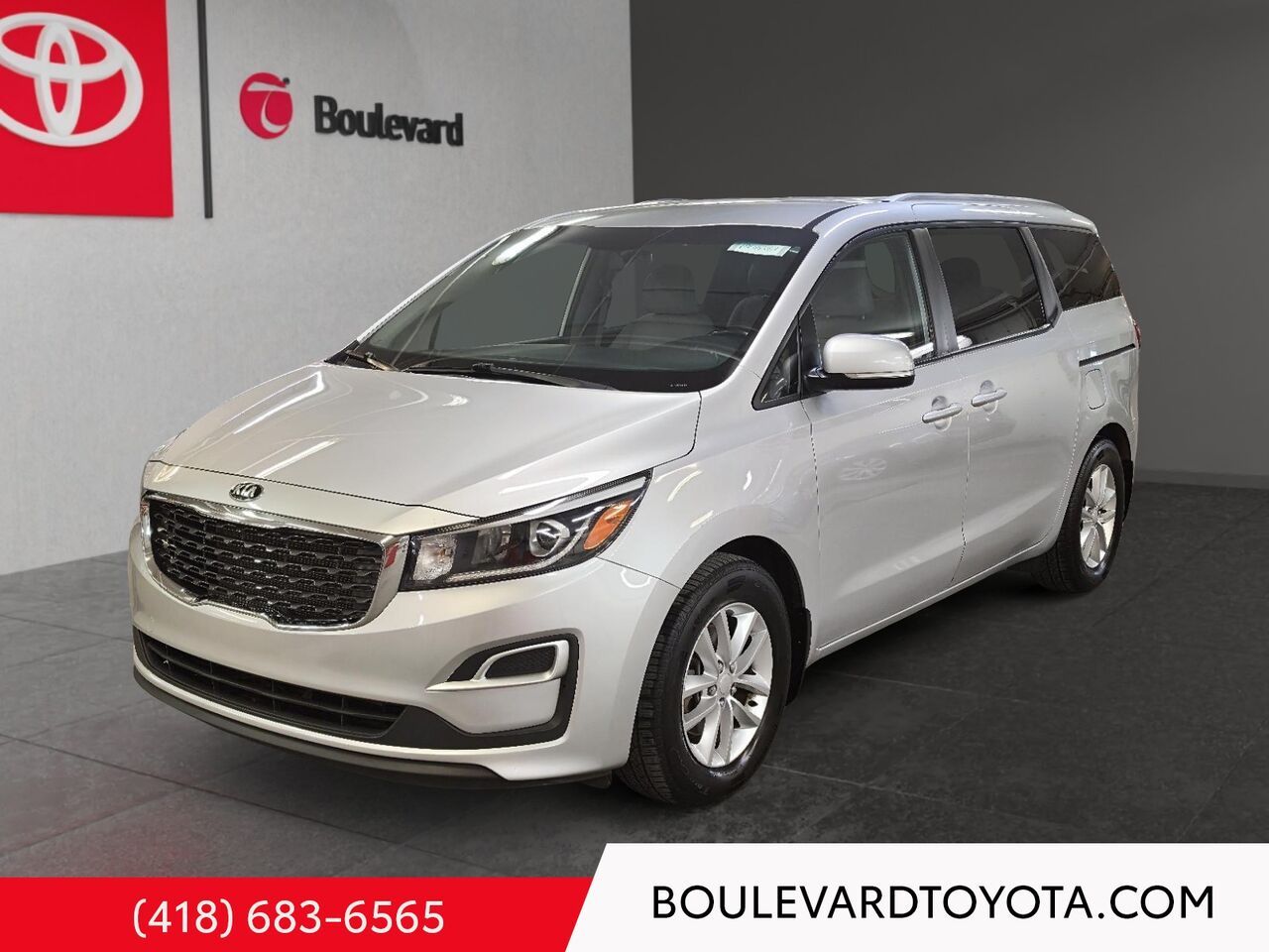 Silver 2020 Kia Sedona Minivan Front-Wheel Drive Automatic