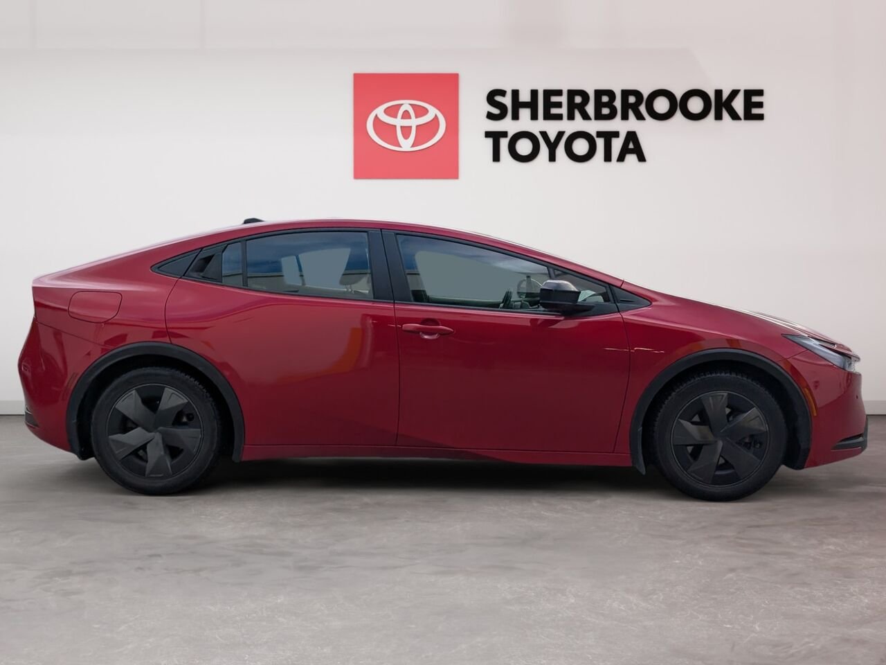 2026 Toyota Prius hybride branchable JTDACACU0T3059777 Red Sherbrooke - photo #2