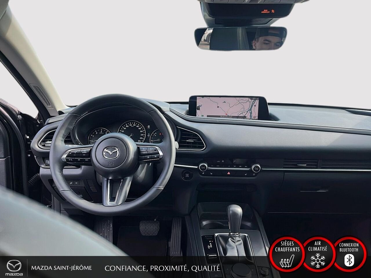 2026 Mazda CX-30 GT | TOIT OUVRANT | CUIR | AWD | Black Saint-Jérôme - photo #23