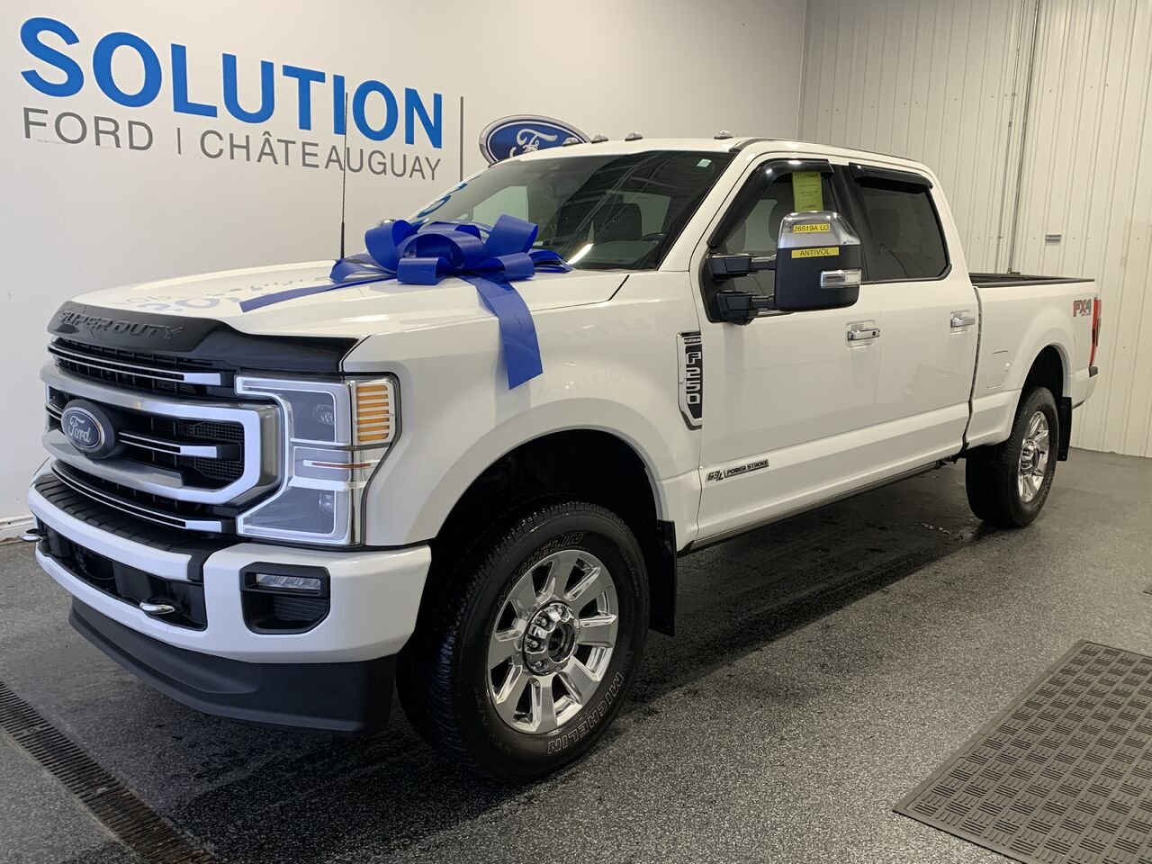Ford Super Duty F-250 SRW PLATINUM, 6.7L,, TOIT PANO 2022 Blanc Châteauguay - photo #0