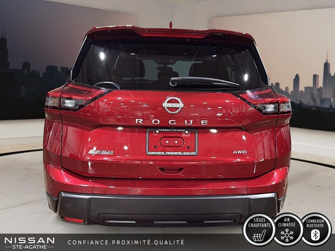 Nissan Rogue 2024 Rouge Ste-Agathe des Monts - photo #3