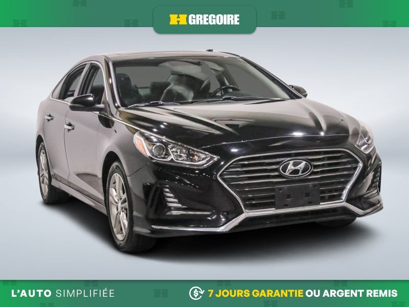 2019 Hyundai Sonata PREFERRED AUTO AC CUIR TOIT MAGS CAM RECUL BLEUTOO Black