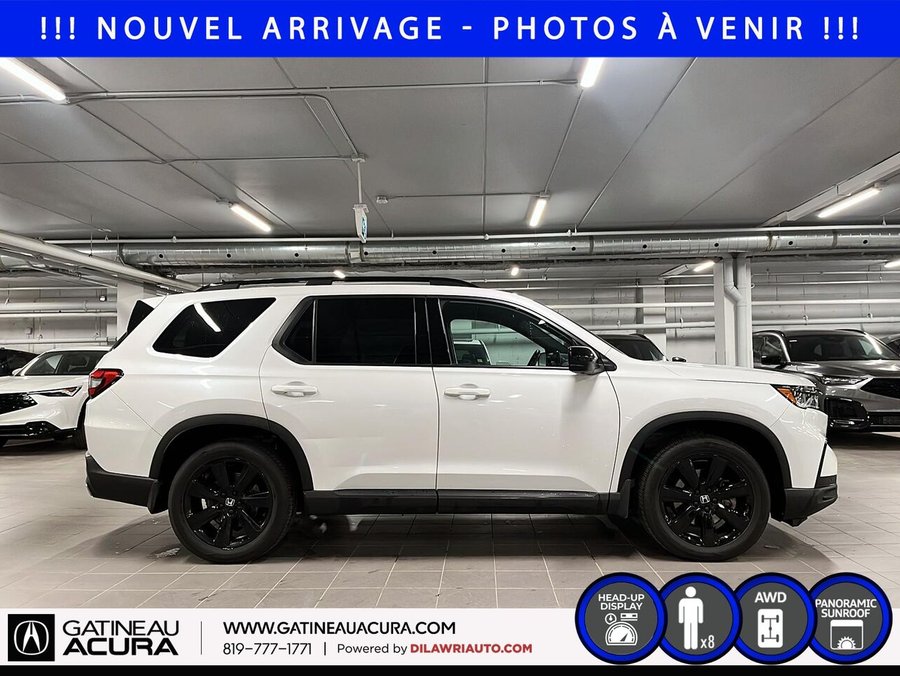 2024 Honda Pilot Black Edition AWD White