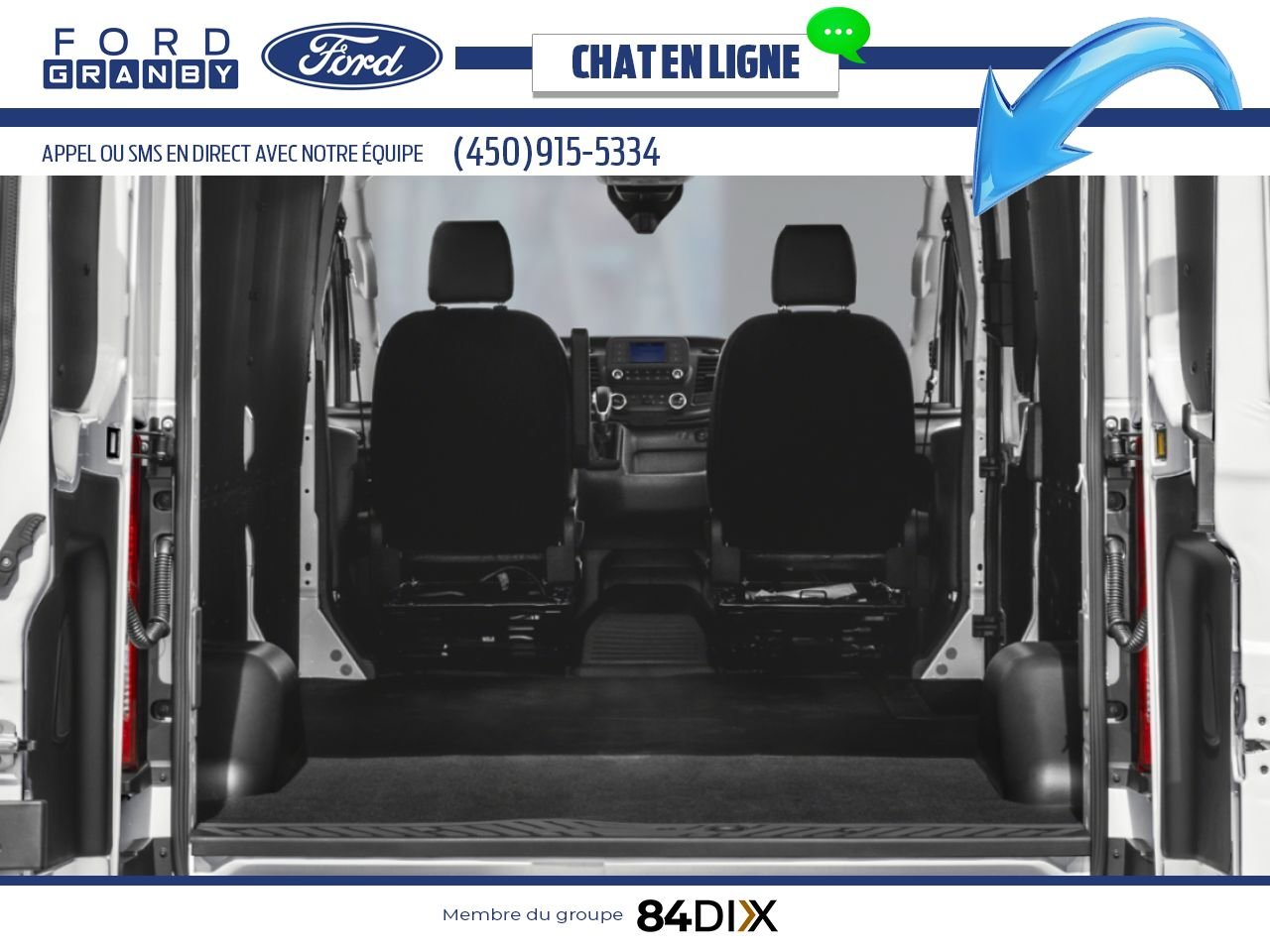 2025 Ford Transit Cargo Van Oxford White Granby - photo #8