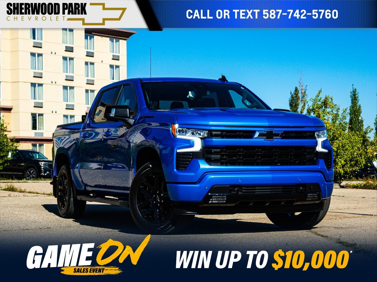 2026 Chevrolet Silverado 1500 4WD Crew Cab 147 RST Blue Sherwood Park - photo #0
