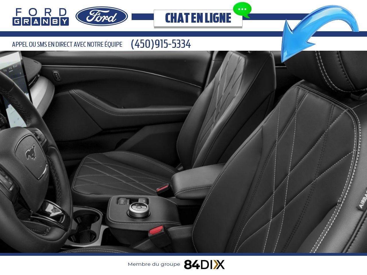 Ford Mustang Mach-E 2025 Gris glacier métallisé trois couches Granby - photo #10