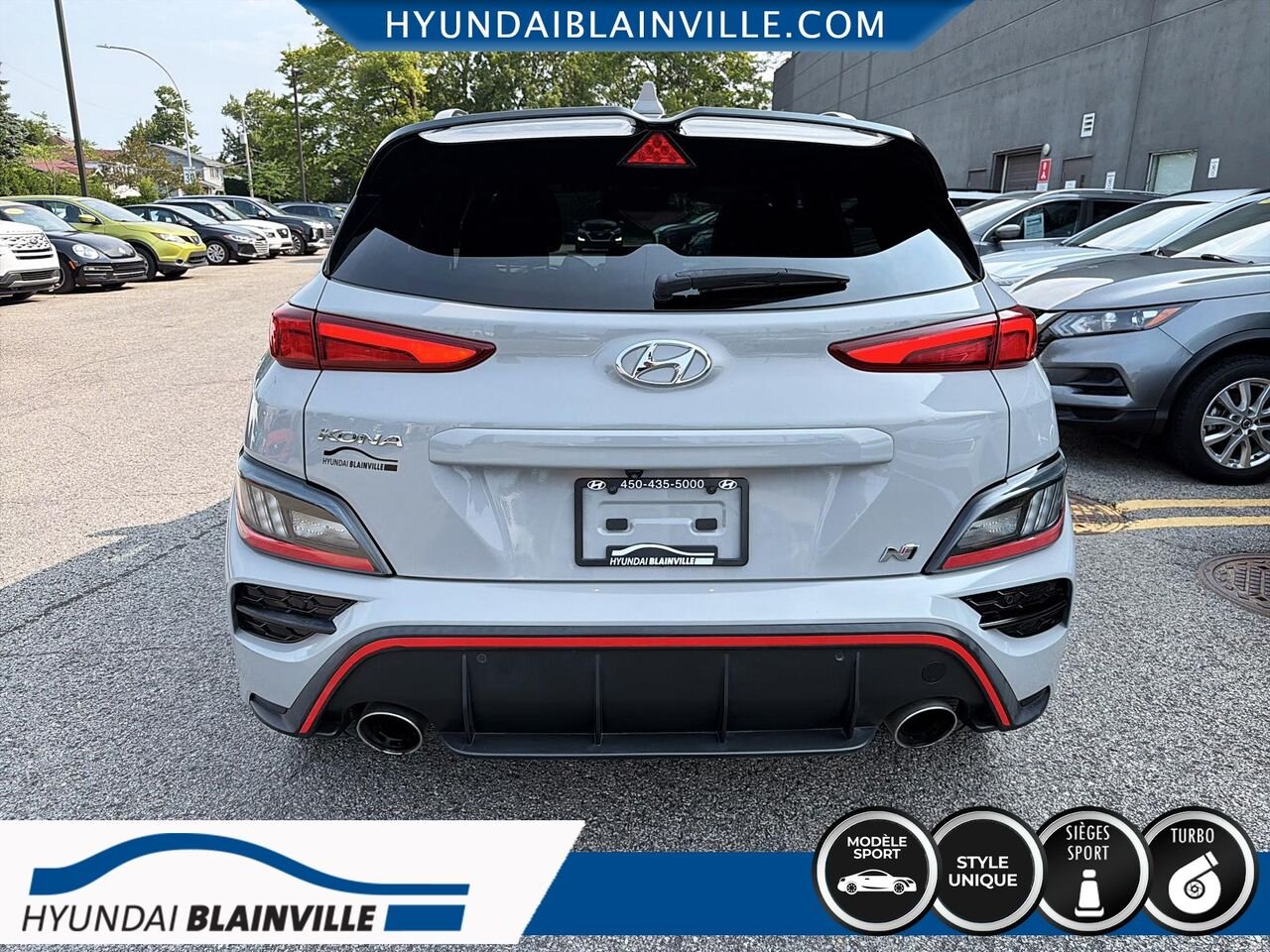 2022 Hyundai Kona N Grey Blainville - photo #4