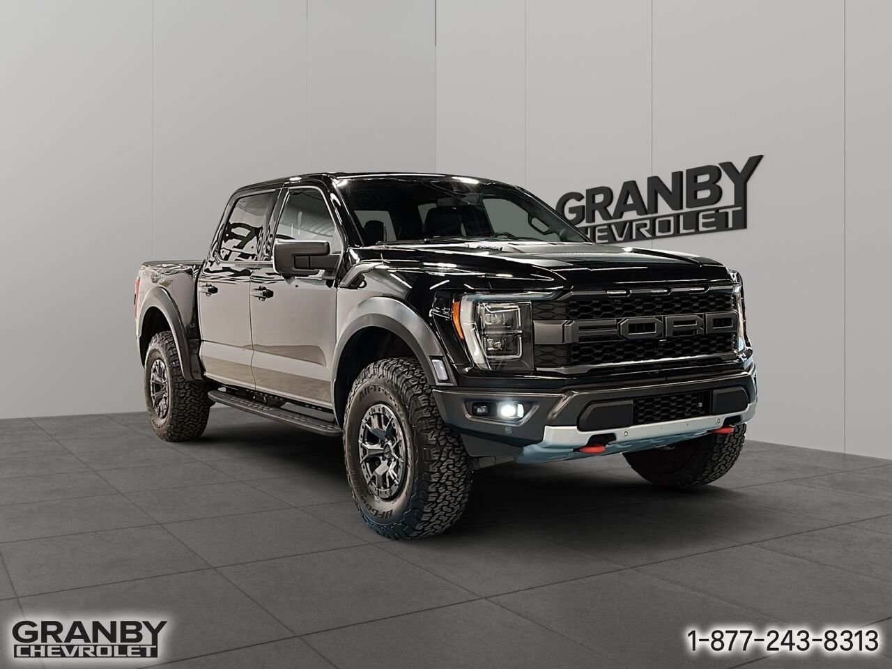 2021 Ford F-150 Raptor SuperCrew 4RM caisse de 5,5 pi | 26-0610A Black Granby - photo #2