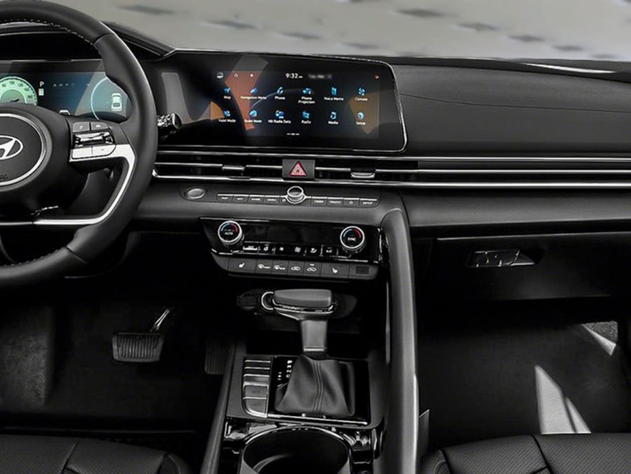 Hyundai Elantra hybride LUXURY DCT W/TWO-TONE INTERIOR 2025 Noir abysse