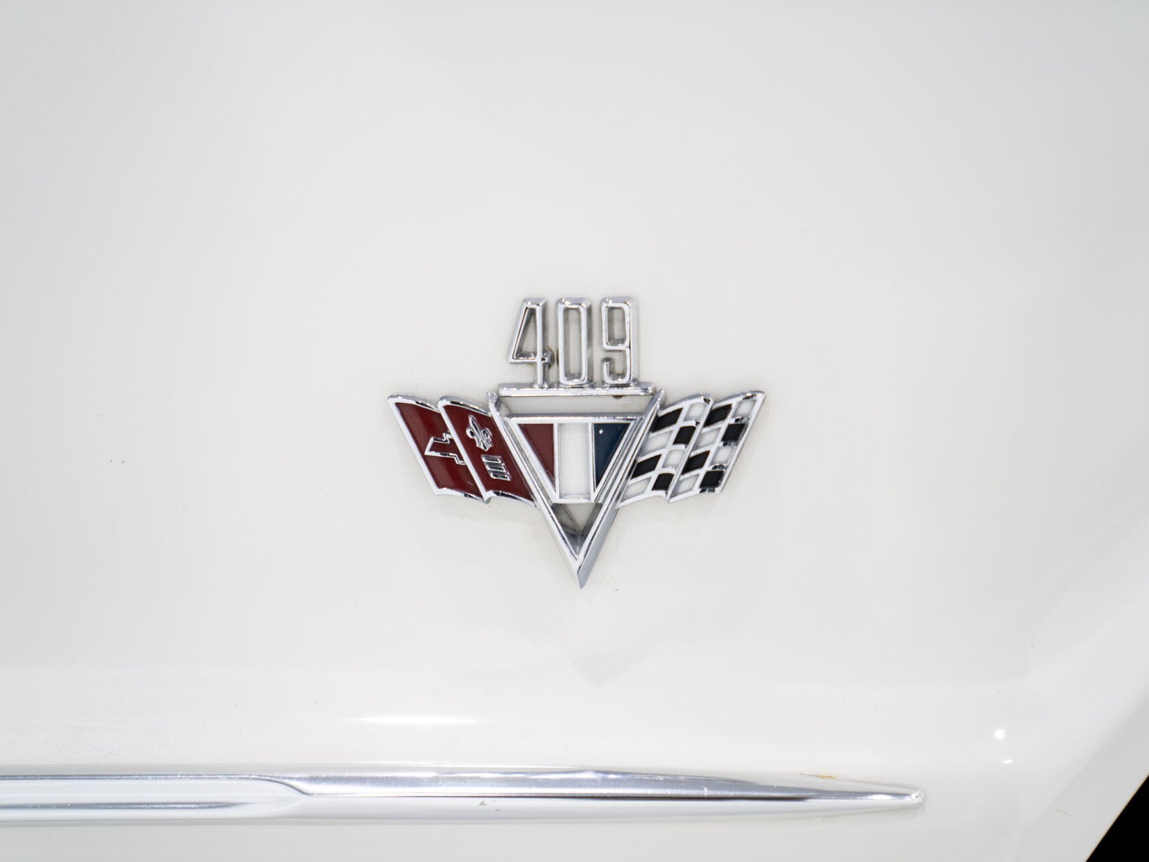 1964 Chevrolet Biscayne Matching 409 / 425HP Transmission 4 Vitesse Complètement Entièrement restauré **PRIX EN USD** White Montreal - photo #28
