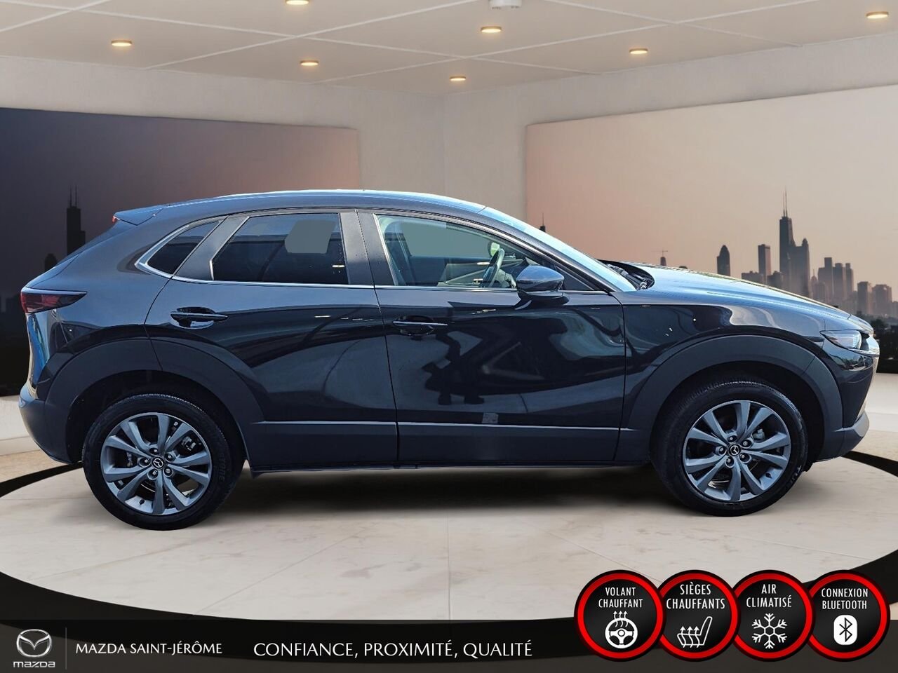 Mazda CX-30 GS | AWD | MAGS | 2025 Noir Saint-Jérôme - photo #4
