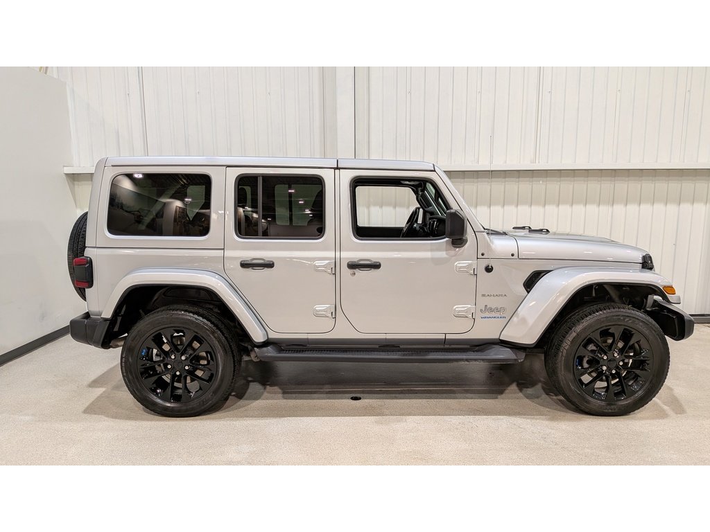 2023 Jeep Wrangler 4xe Sahara 4 Door 4x4 Silver Val-David - photo #6