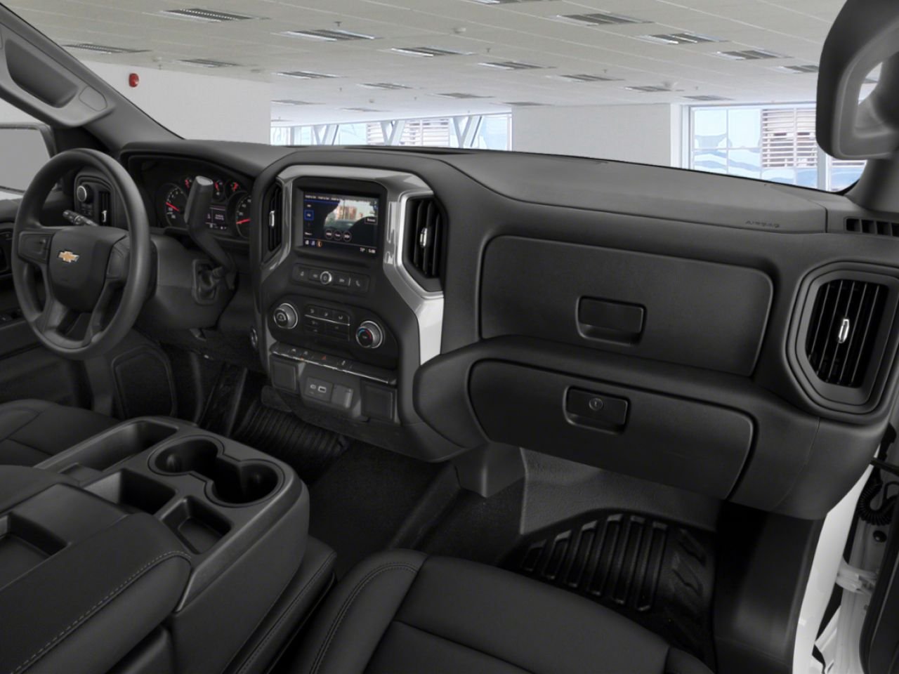 CHEVROLET Silverado 1500 K1500 SILVERADO CREW CAB RST STD/BOX (1SP) 2024 Blanc sommet Mont-Laurier - photo #8