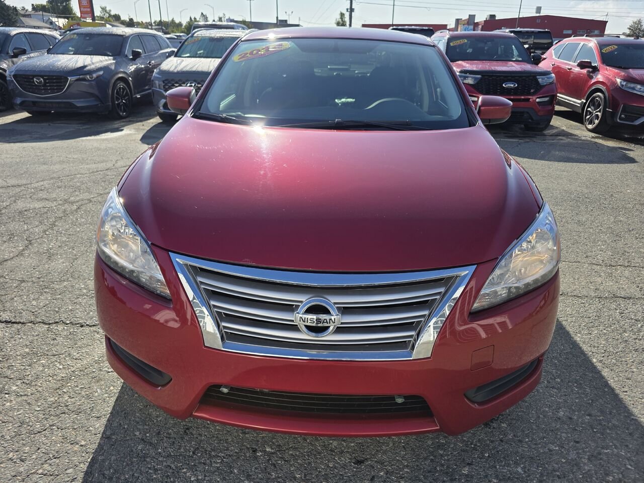 Nissan Sentra Berline 4 portes, CVT SV 2014 Rouge Rouyn-Noranda - photo #9