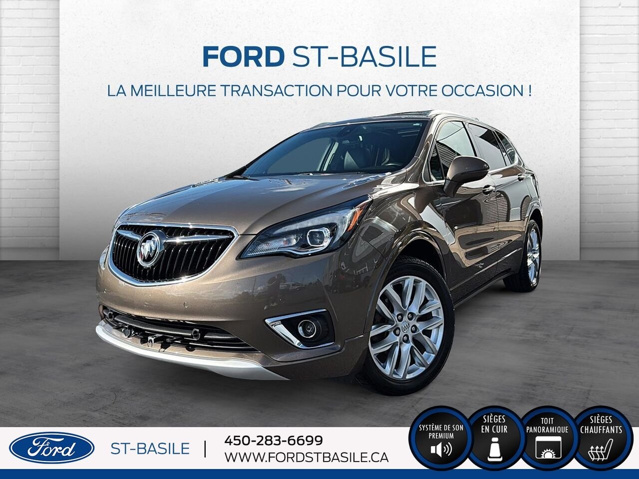 2019 BUICK ENVISION Brown Saint-Basile-le-Grand - photo #0