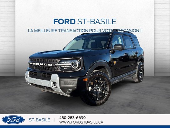 Ford BRONCO BADLANDS 4X4 2.0L ECOBOOST R9D 2025 Noir