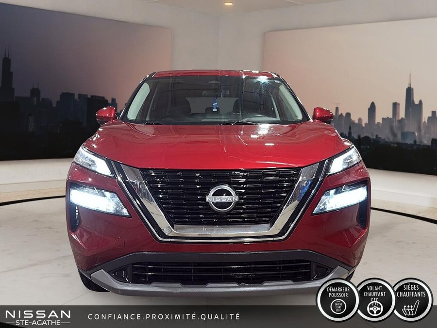 Nissan Rogue S | 1 PROPRIÉTAIRE | AWD | CARPLAY | VOLANT CHAUFFANT | CLIMATISATION 2 ZONES 2022 Rouge