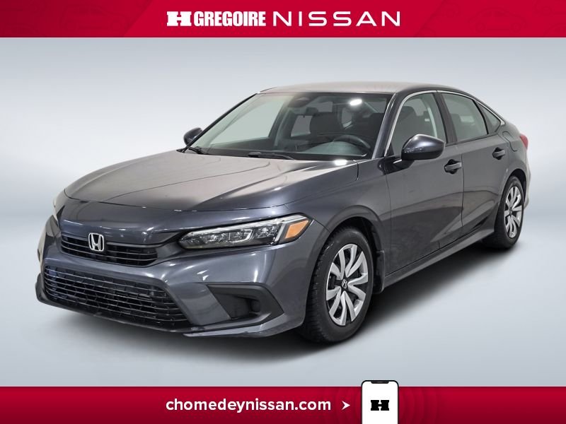 2022 Honda Civic LX * Mag * Camera * Carplay * Bancs Chauffants Grey