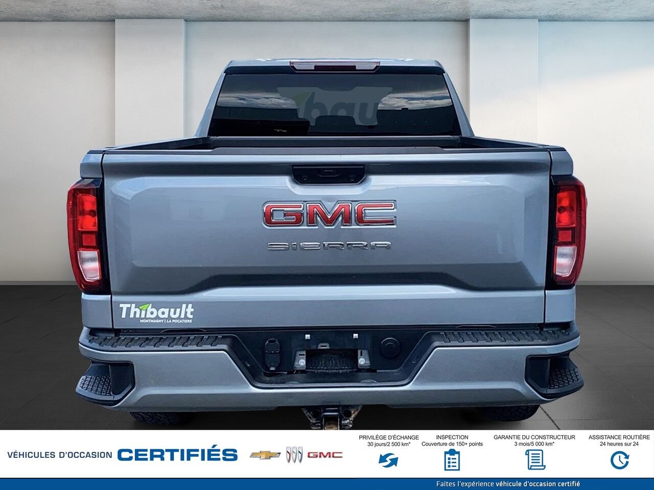GMC SIERRA 150 Pro cabine multiplace 4RM 157 po 2024 Gris Montmagny - photo #2