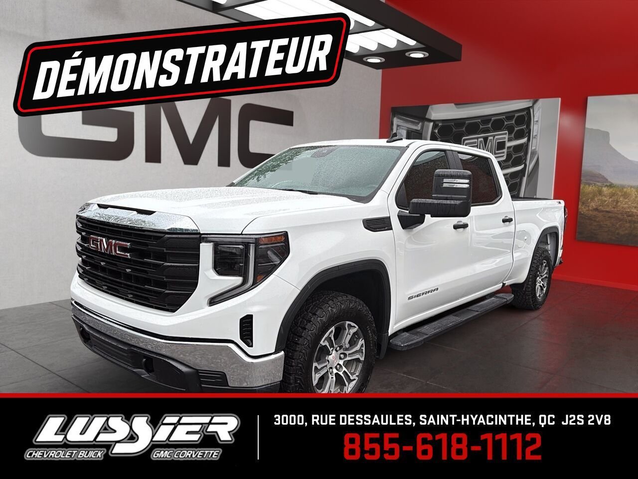 GMC Sierra 1500 Pro cabine multiplace 4RM 157 po 2026 Blanc Saint-Hyacinthe - photo #0
