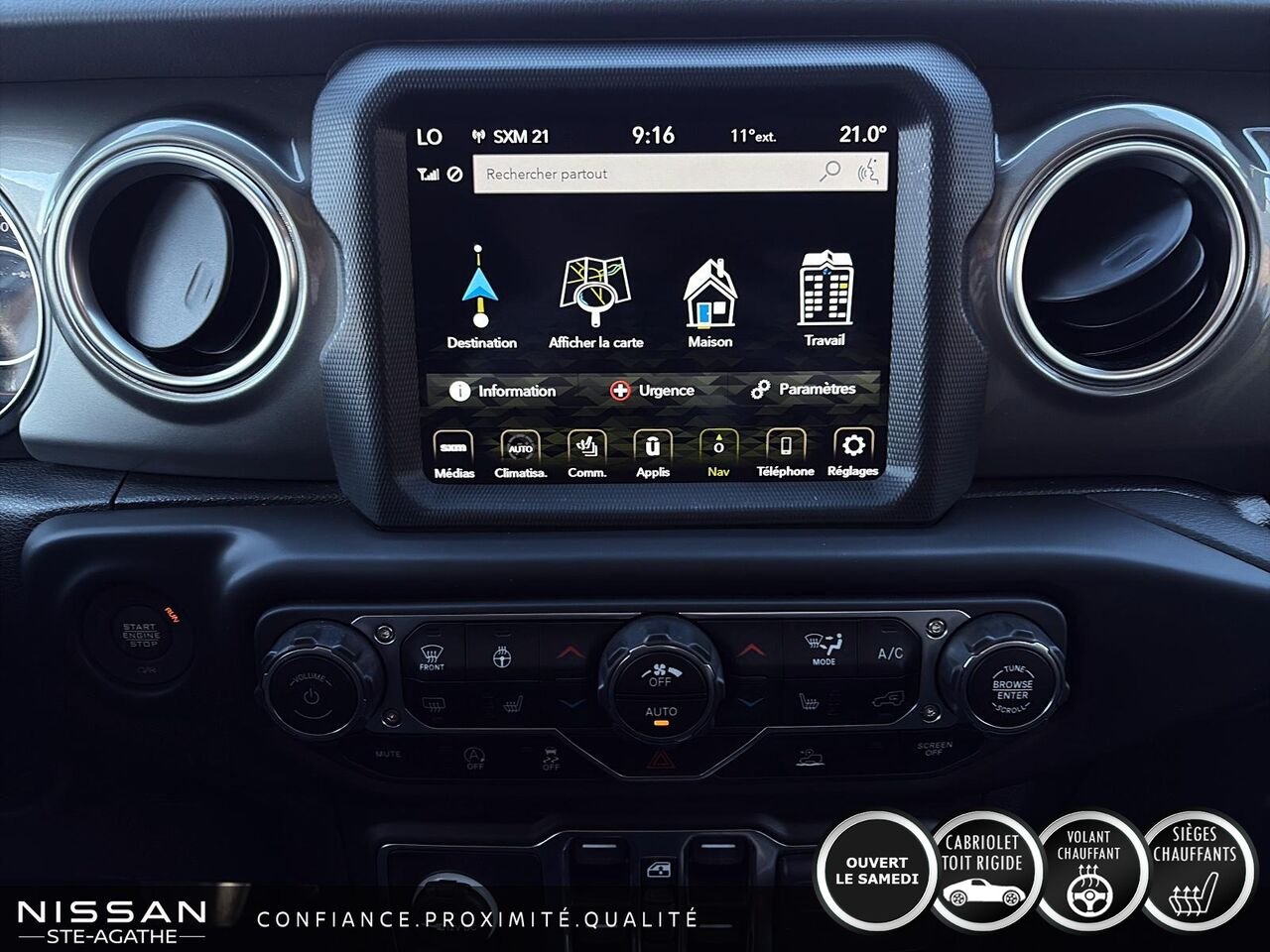 2023 Jeep Wrangler Sahara | V6 | 4X4 | 4 PORTES | Yellow Saint-Jérôme - photo #18
