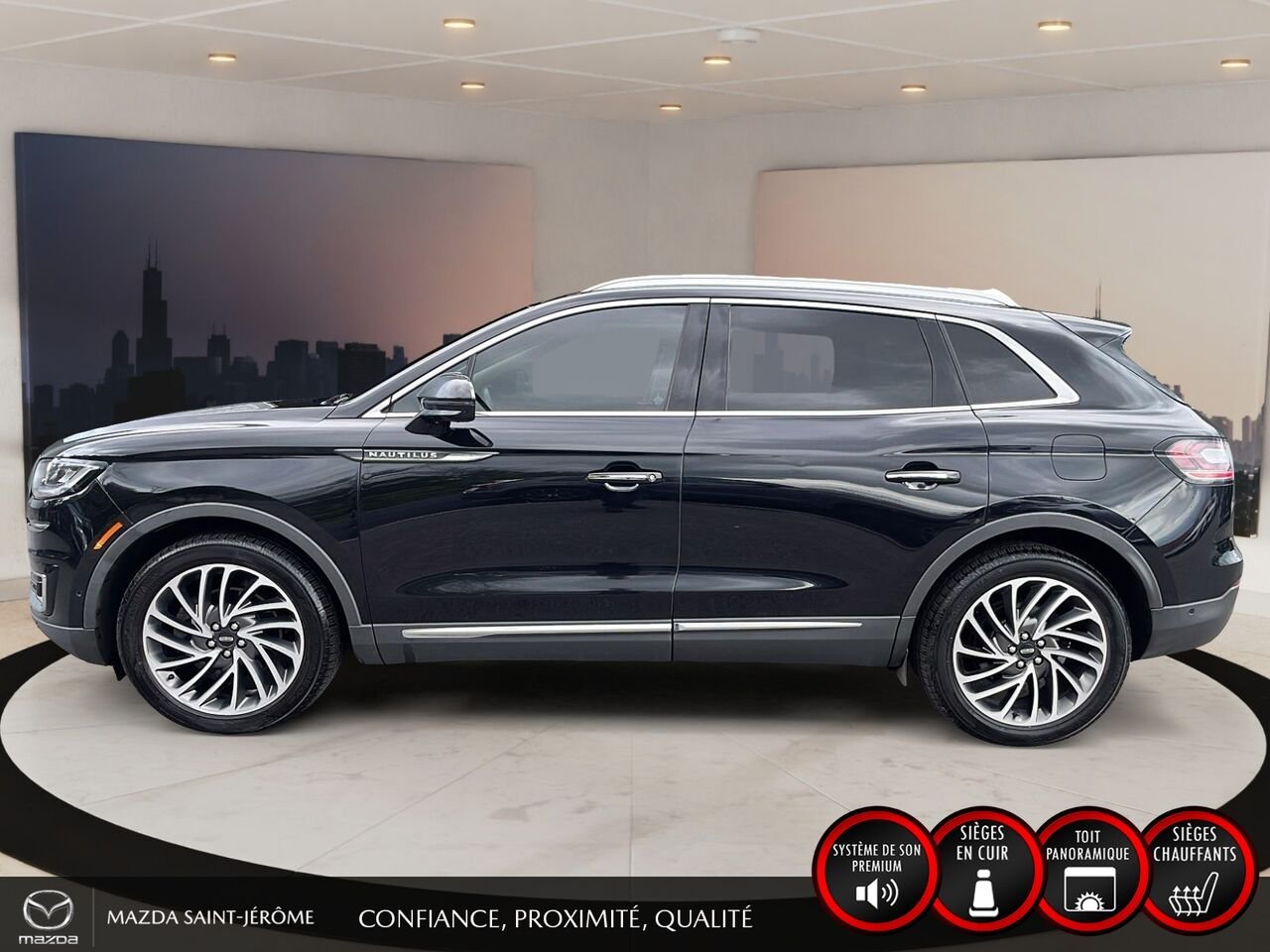 Lincoln Nautilus Ultra | TOIT PANORAMIQUE | AWD | CUIR | 2020 Noir Saint-Jérôme - photo #10