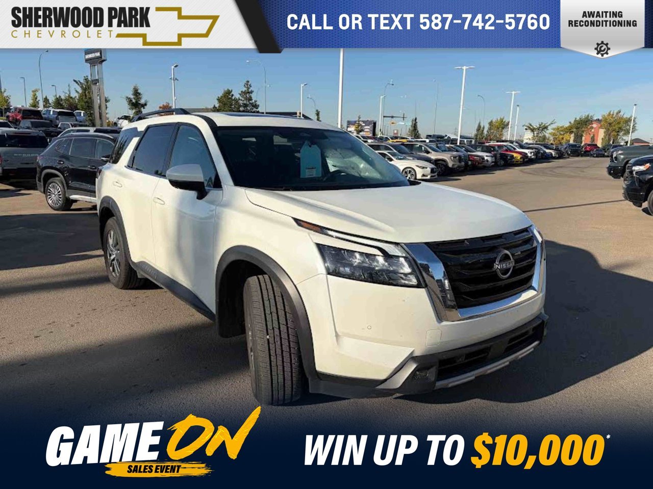 2024 Nissan Pathfinder SV 4WD White Sherwood Park - photo #0