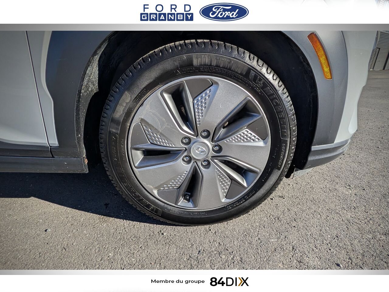 2021 Hyundai Kona Electric White Granby - photo #6