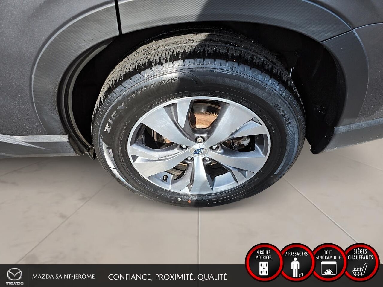 Subaru Ascent TOURING 8 PLACES | TOIT PANORAMIQUE | AWD | 2022 Gris Saint-Jérôme - photo #10